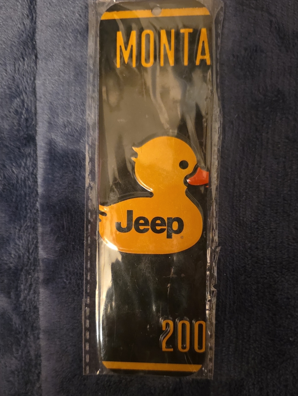 Jeep Yellow Duck Wall Hook with Orange Beak